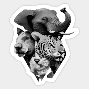 Animal leader Sticker